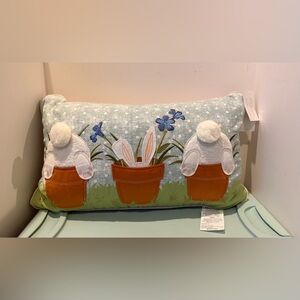 Adorable Isaac Mizrahi Decorative Easter Bunny Pillow- NWT